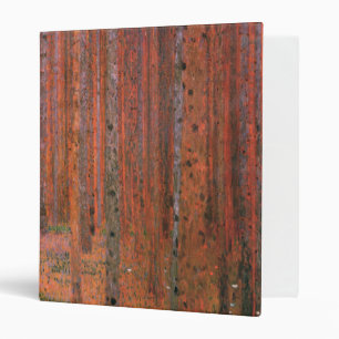 Gustav Klimt Fir Forest Tannenwald Red Trees Binder