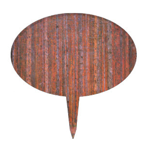 Gustav Klimt Fir Forest Tannenwald Red Trees Cake Topper