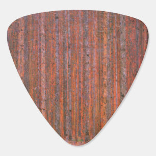 Gustav Klimt Fir Forest Tannenwald Red Trees Guitar Pick