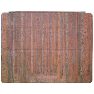 Gustav Klimt Fir Forest Tannenwald Red Trees iPad Smart Cover