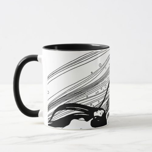 Gustav Klimt _ Fish Blood Surreal Japanese Art Mug