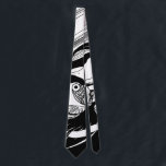 Gustav Klimt - Fish Blood Surreal Japanese Art Tie<br><div class="desc">Gustav Klimt - Fish Blood Surreal black and white image shows four women with long flowing hair swimming with a fish in an underwater ocean of ethereal dream state movement. Unlike similar stores, Art Lover's Cafe features classic, high resolution works of art that have been carefully restored, color-balanced & retouched...</div>
