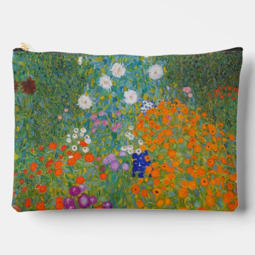 Gustav Klimt _ Flower Garden Accessory Pouch