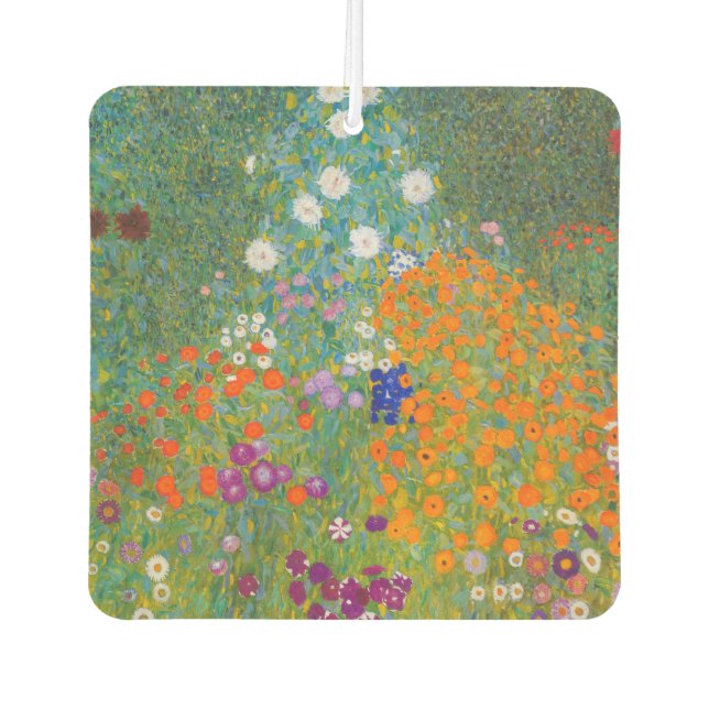 Gustav Klimt - Flower Garden Air Freshener (Front)