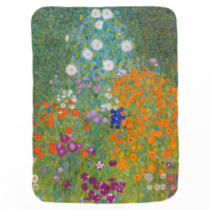 Gustav Klimt - Flower Garden Baby Blanket