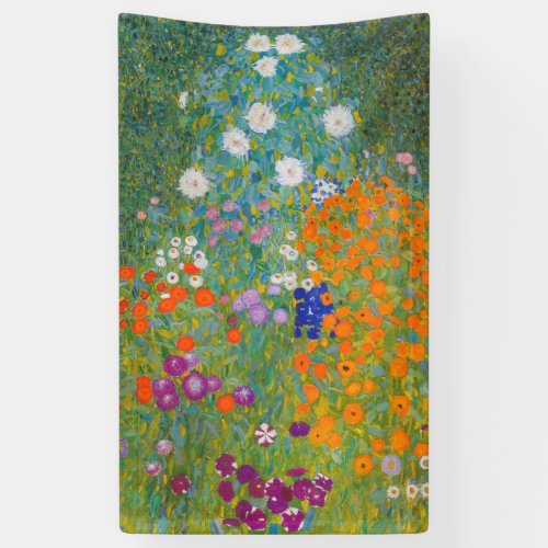 Gustav Klimt _ Flower Garden Banner