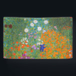 Gustav Klimt - Flower Garden Banner<br><div class="desc">Flower Garden - Gustav Klimt in 1905-1907</div>