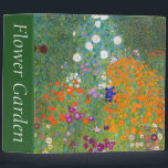Gustav Klimt: Flower Garden Binder<br><div class="desc">A beautiful classic binder featuring a colorful flower garden,  painted by the Austrian symbolist painter Gustav Klimt.</div>