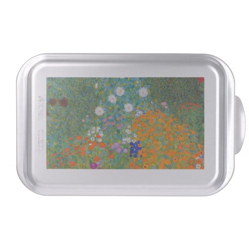 Gustav Klimt _ Flower Garden Cake Pan