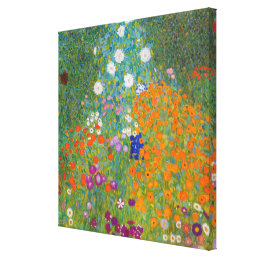 Gustav Klimt - Flower Garden Canvas Print