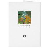 Gustav Klimt: Flower Garden Cards (Back)