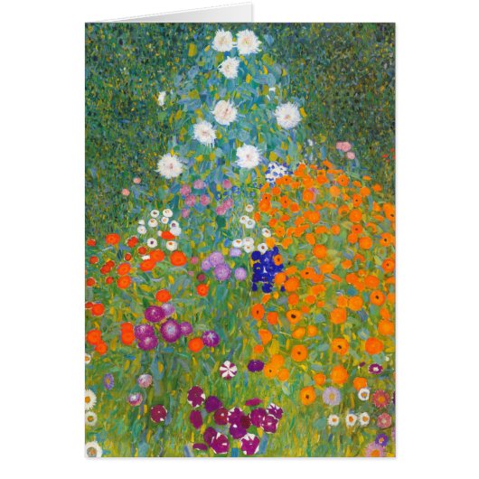 Gustav Klimt: Flower Garden Cards (Front)