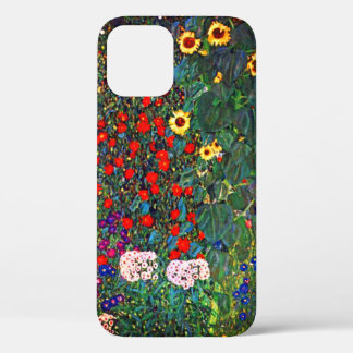 Gustav Klimt Flower Garden iPhone 12 Case