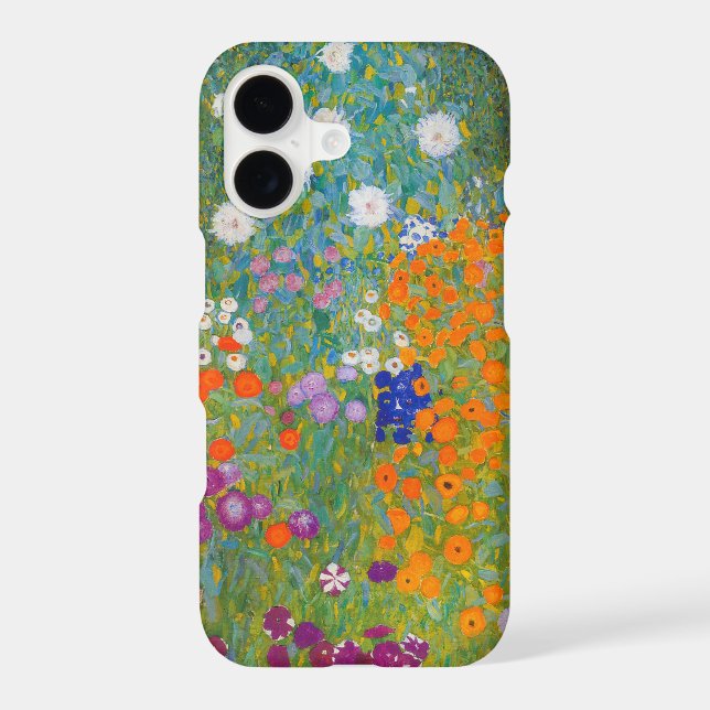 Gustav Klimt - Flower Garden Case-Mate iPhone Case (Back)