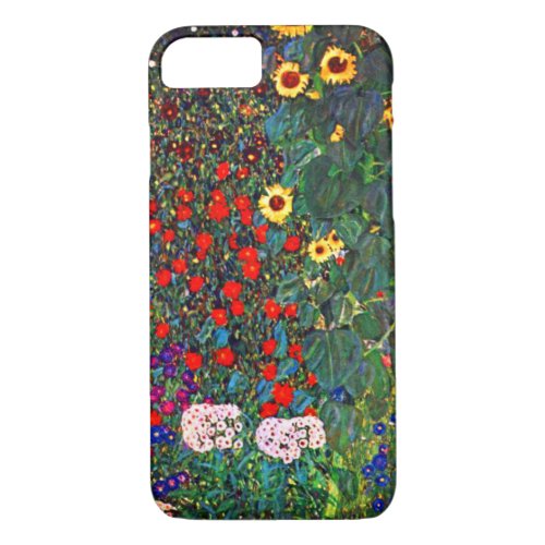  Gustav Klimt Flower Garden iPhone 87 Case