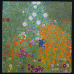 Gustav Klimt - Flower Garden Cloth Napkin<br><div class="desc">Flower Garden - Gustav Klimt in 1905-1907</div>