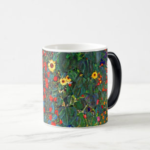 Gustav Klimt Flower Garden Color Morph Mug