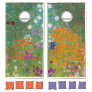 Gustav Klimt - Flower Garden Cornhole Set