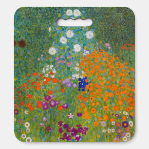 Gustav Klimt - Flower Garden Cornhole Set Seat Cushion