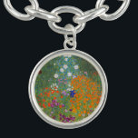 Gustav Klimt Flower Garden Cottage Nature Bracelet<br><div class="desc">A beautiful garden painting - this is a classic painting by Gustav Klimt,  called Cottage Garden,  or Bauergarten,  1907,  which is a close up of a flower garden,  a colorful floral painting.</div>