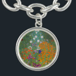 Gustav Klimt Flower Garden Cottage Nature Bracelet<br><div class="desc">A beautiful garden painting - this is a classic painting by Gustav Klimt,  called Cottage Garden,  or Bauergarten,  1907,  which is a close up of a flower garden,  a colorful floral painting.</div>