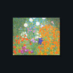 Gustav Klimt Flower Garden Cottage Nature Canvas Print<br><div class="desc">A beautiful garden painting - this is a classic painting by Gustav Klimt,  called Cottage Garden,  or Bauergarten,  1907,  which is a close up of a flower garden,  a colorful floral painting.</div>
