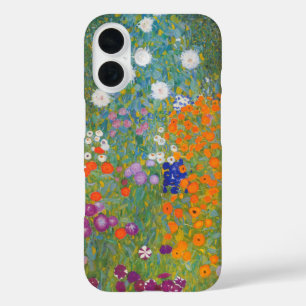 Gustav Klimt Flower Garden Cottage Nature iPhone 16 Case