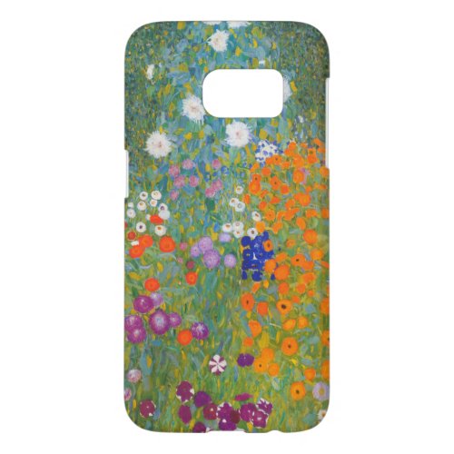 Gustav Klimt Flower Garden Cottage Nature Samsung Galaxy S7 Case