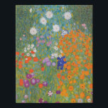 Gustav Klimt Flower Garden Cottage Nature Faux Canvas Print<br><div class="desc">A beautiful garden painting - this is a classic painting by Gustav Klimt,  called Cottage Garden,  or Bauergarten,  1907,  which is a close up of a flower garden,  a colorful floral painting.</div>
