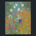 Gustav Klimt Flower Garden Cottage Nature Faux Canvas Print<br><div class="desc">A beautiful garden painting - this is a classic painting by Gustav Klimt,  called Cottage Garden,  or Bauergarten,  1907,  which is a close up of a flower garden,  a colorful floral painting.</div>