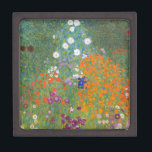 Gustav Klimt Flower Garden Cottage Nature Gift Box<br><div class="desc">A beautiful garden painting - this is a classic painting by Gustav Klimt,  called Cottage Garden,  or Bauergarten,  1907,  which is a close up of a flower garden,  a colorful floral painting.</div>