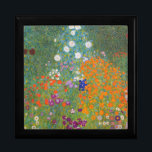 Gustav Klimt Flower Garden Cottage Nature Gift Box<br><div class="desc">A beautiful garden painting - this is a classic painting by Gustav Klimt,  called Cottage Garden,  or Bauergarten,  1907,  which is a close up of a flower garden,  a colorful floral painting.</div>