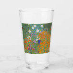 Gustav Klimt Flower Garden Cottage Nature Glass<br><div class="desc">A beautiful garden painting - this is a classic painting by Gustav Klimt,  called Cottage Garden,  or Bauergarten,  1907,  which is a close up of a flower garden,  a colorful floral painting.</div>