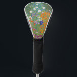 Gustav Klimt Flower Garden Cottage Nature Golf Head Cover<br><div class="desc">A beautiful garden painting - this is a classic painting by Gustav Klimt,  called Cottage Garden,  or Bauergarten,  1907,  which is a close up of a flower garden,  a colorful floral painting.</div>