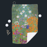 Gustav Klimt Flower Garden Cottage Nature Golf Towel<br><div class="desc">A beautiful garden painting - this is a classic painting by Gustav Klimt,  called Cottage Garden,  or Bauergarten,  1907,  which is a close up of a flower garden,  a colorful floral painting.</div>