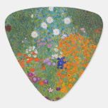 Gustav Klimt Flower Garden Cottage Nature Guitar Pick<br><div class="desc">A beautiful garden painting - this is a classic painting by Gustav Klimt,  called Cottage Garden,  or Bauergarten,  1907,  which is a close up of a flower garden,  a colorful floral painting.</div>