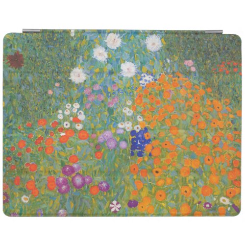 Gustav Klimt Flower Garden Cottage Nature iPad Smart Cover
