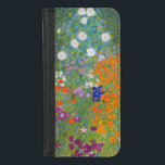 Gustav Klimt Flower Garden Cottage Nature iPhone 8/7 Wallet Case<br><div class="desc">A beautiful garden painting - this is a classic painting by Gustav Klimt,  called Cottage Garden,  or Bauergarten,  1907,  which is a close up of a flower garden,  a colorful floral painting.</div>