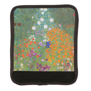 Gustav Klimt Flower Garden Cottage Nature Luggage Handle Wrap