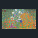 Gustav Klimt Flower Garden Cottage Nature Name Tag<br><div class="desc">A beautiful garden painting - this is a classic painting by Gustav Klimt,  called Cottage Garden,  or Bauergarten,  1907,  which is a close up of a flower garden,  a colorful floral painting.</div>