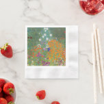 Gustav Klimt Flower Garden Cottage Nature Napkins<br><div class="desc">A beautiful garden painting - this is a classic painting by Gustav Klimt,  called Cottage Garden,  or Bauergarten,  1907,  which is a close up of a flower garden,  a colorful floral painting.</div>