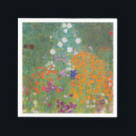 Gustav Klimt Flower Garden Cottage Nature Napkins<br><div class="desc">A beautiful garden painting - this is a classic painting by Gustav Klimt,  called Cottage Garden,  or Bauergarten,  1907,  which is a close up of a flower garden,  a colorful floral painting.</div>