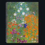 Gustav Klimt Flower Garden Cottage Nature Notebook<br><div class="desc">A beautiful garden painting - this is a classic painting by Gustav Klimt,  called Cottage Garden,  or Bauergarten,  1907,  which is a close up of a flower garden,  a colorful floral painting.</div>