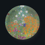 Gustav Klimt Flower Garden Cottage Nature Paper Plates<br><div class="desc">A beautiful garden painting - this is a classic painting by Gustav Klimt,  called Cottage Garden,  or Bauergarten,  1907,  which is a close up of a flower garden,  a colorful floral painting.</div>