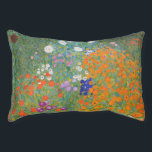 Gustav Klimt Flower Garden Cottage Nature Pet Bed<br><div class="desc">A beautiful garden painting - this is a classic painting by Gustav Klimt,  called Cottage Garden,  or Bauergarten,  1907,  which is a close up of a flower garden,  a colorful floral painting.</div>