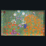 Gustav Klimt Flower Garden Cottage Nature Place Card Holder<br><div class="desc">A beautiful garden painting - this is a classic painting by Gustav Klimt,  called Cottage Garden,  or Bauergarten,  1907,  which is a close up of a flower garden,  a colorful floral painting.</div>