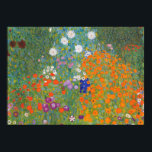 Gustav Klimt Flower Garden Cottage Nature Poster<br><div class="desc">A beautiful garden painting - this is a classic painting by Gustav Klimt,  called Cottage Garden,  or Bauergarten,  1907,  which is a close up of a flower garden,  a colorful floral painting.</div>
