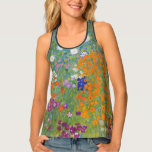 Gustav Klimt Flower Garden Cottage Nature Tank Top<br><div class="desc">A beautiful garden painting - this is a classic painting by Gustav Klimt,  called Cottage Garden,  or Bauergarten,  1907,  which is a close up of a flower garden,  a colorful floral painting.</div>