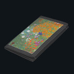 Gustav Klimt Flower Garden Cottage Nature Trifold Wallet<br><div class="desc">A beautiful garden painting - this is a classic painting by Gustav Klimt,  called Cottage Garden,  or Bauergarten,  1907,  which is a close up of a flower garden,  a colorful floral painting.</div>