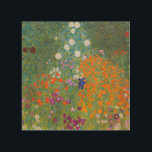 Gustav Klimt Flower Garden Cottage Nature Wood Wall Art<br><div class="desc">A beautiful garden painting - this is a classic painting by Gustav Klimt,  called Cottage Garden,  or Bauergarten,  1907,  which is a close up of a flower garden,  a colorful floral painting.</div>